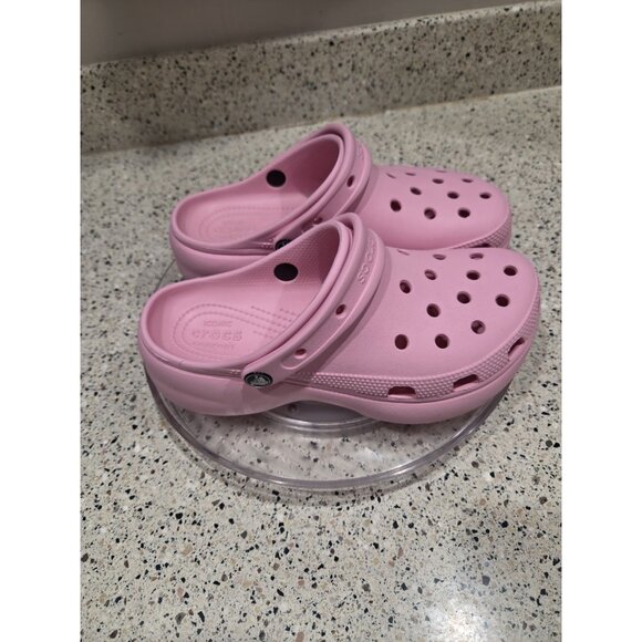 Crocs Classic Platform Clog Pink 206750 Women's Size 8 - Picture 2 of 8